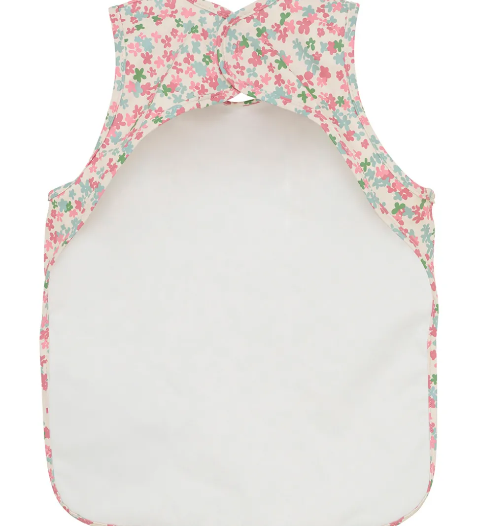 CeLaVi Forklæde - PU - Brandied Apricot m. Blomster