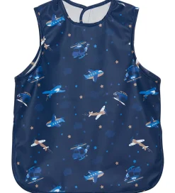 CeLaVi Forklæde - PU - Pageant Blue m. Helikoptere