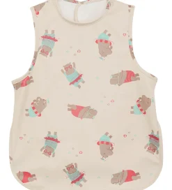 CeLaVi Forklæde - PU - Warm Taupe m. Flodheste