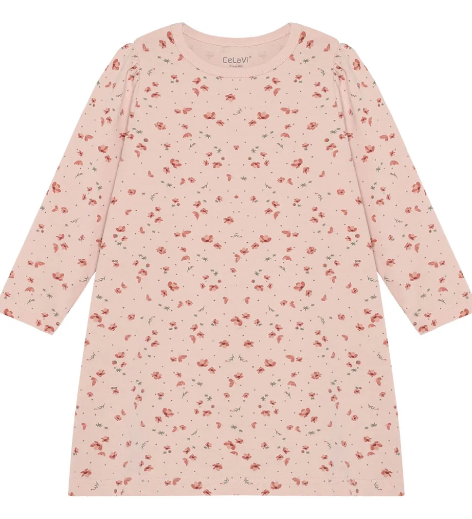 CeLaVi Natkjole - AOP - Sepia Rose