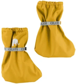 CeLaVi Overtrækssko m. Fleece - PU - Gul