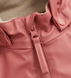 CeLaVi Regndragt m. Vattering - PU - Brick Dust