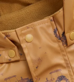 CeLaVi Regntøj m. Seler/Fleece - Recycle PU - Apple Cinnamon m.