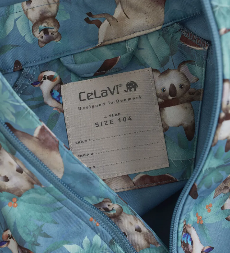 CeLaVi Softshelljakke - Blue Heaven m. Print