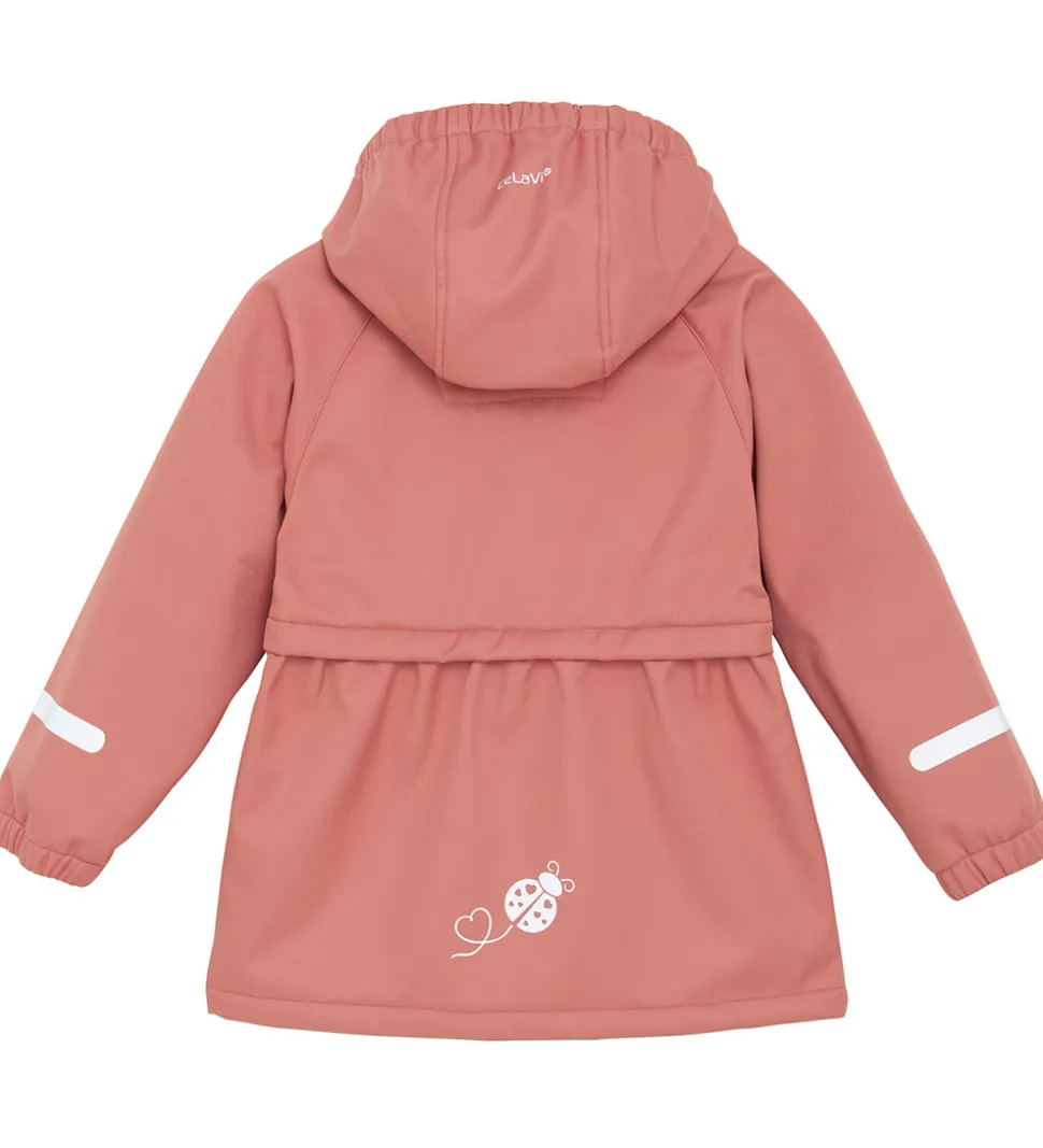 CeLaVi Softshelljakke - Brick Dust