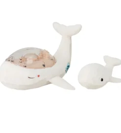 Cloud-B Natlampe m. Lyd - Tranquil Whale m. Unge - 30x28x13 cm -