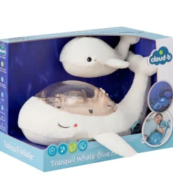 Cloud-B Natlampe m. Lyd - Tranquil Whale m. Unge - 30x28x13 cm -