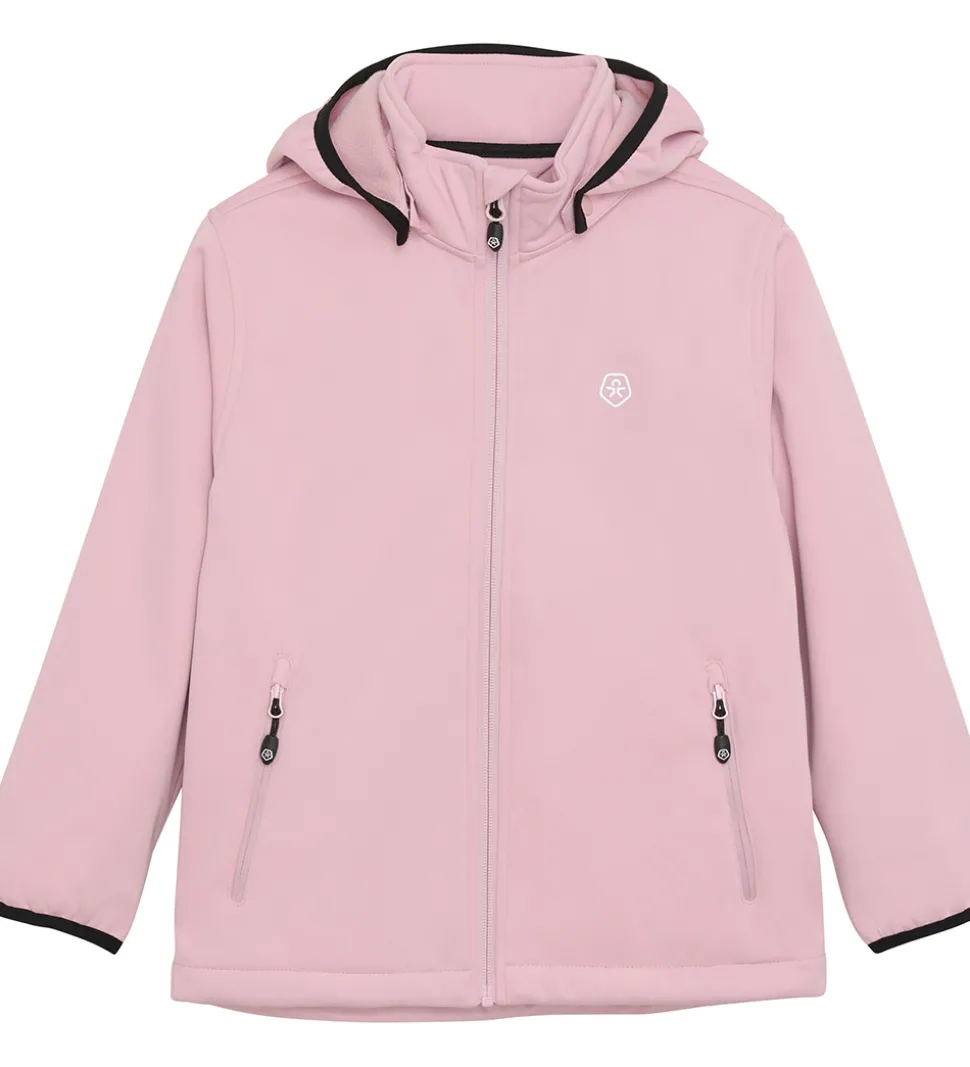 Coler Kids Softshelljakke m. Fleece - Bleached Mauve