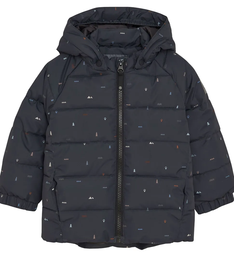 Color Kids Dynejakke - Phantom m. Print