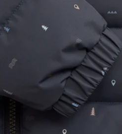 Color Kids Dynejakke - Phantom m. Print