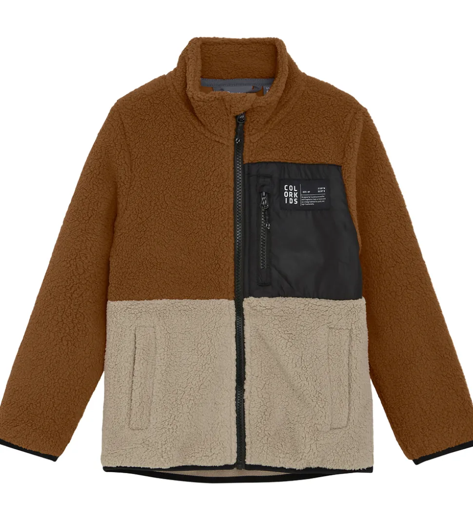 Color Kids Fleecejakke - Nuthatch