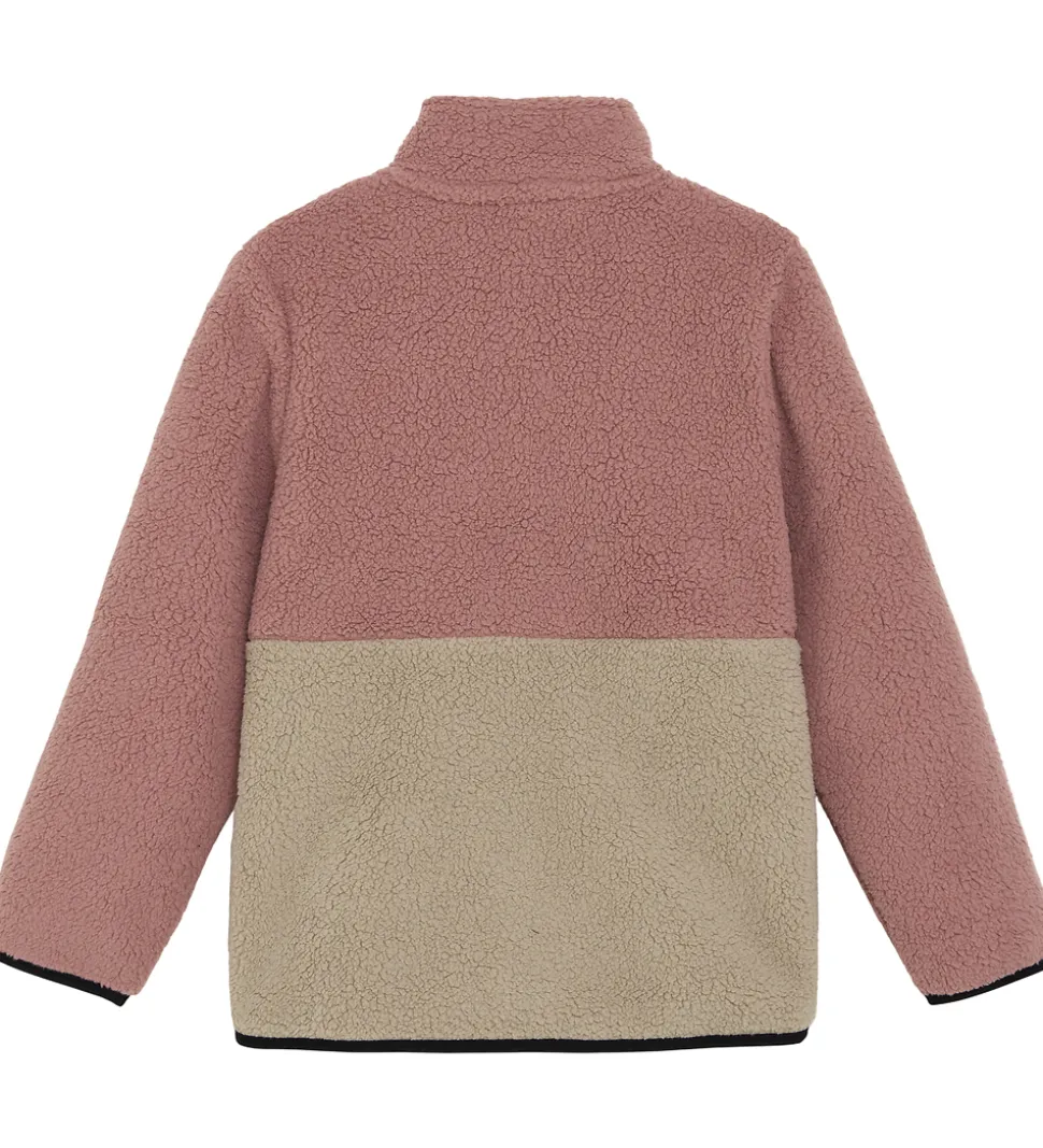 Color Kids Fleecejakke - Woodrose