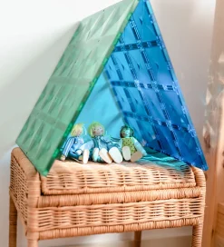 Connetix Magnetplader - 2 Dele - Blå og Grøn