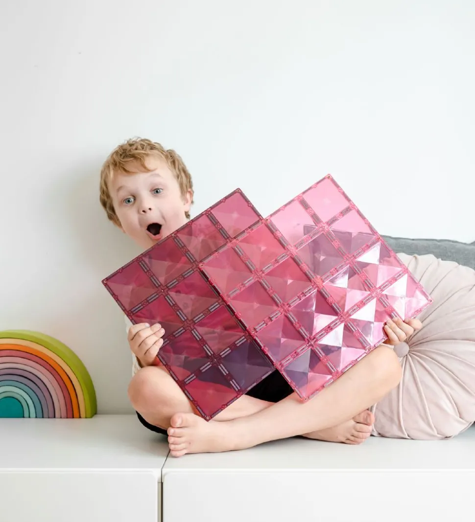 Connetix Magnetplader - 2 Dele - Pastel