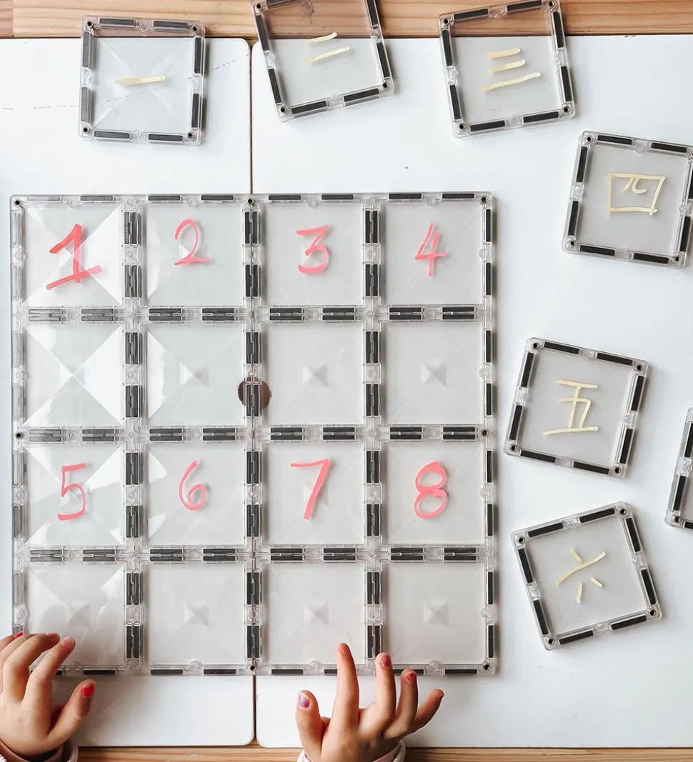 Connetix Magnetplader - 2 Dele - Clear