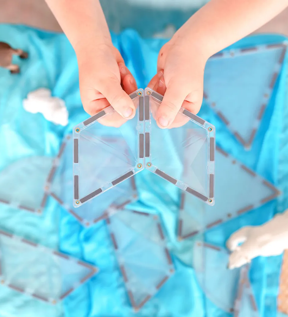 Connetix Magnetsæt - 24 Dele - Clear Shape Expansion Pack