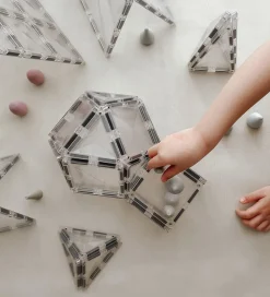 Connetix Magnetsæt - 34 Dele - Clear