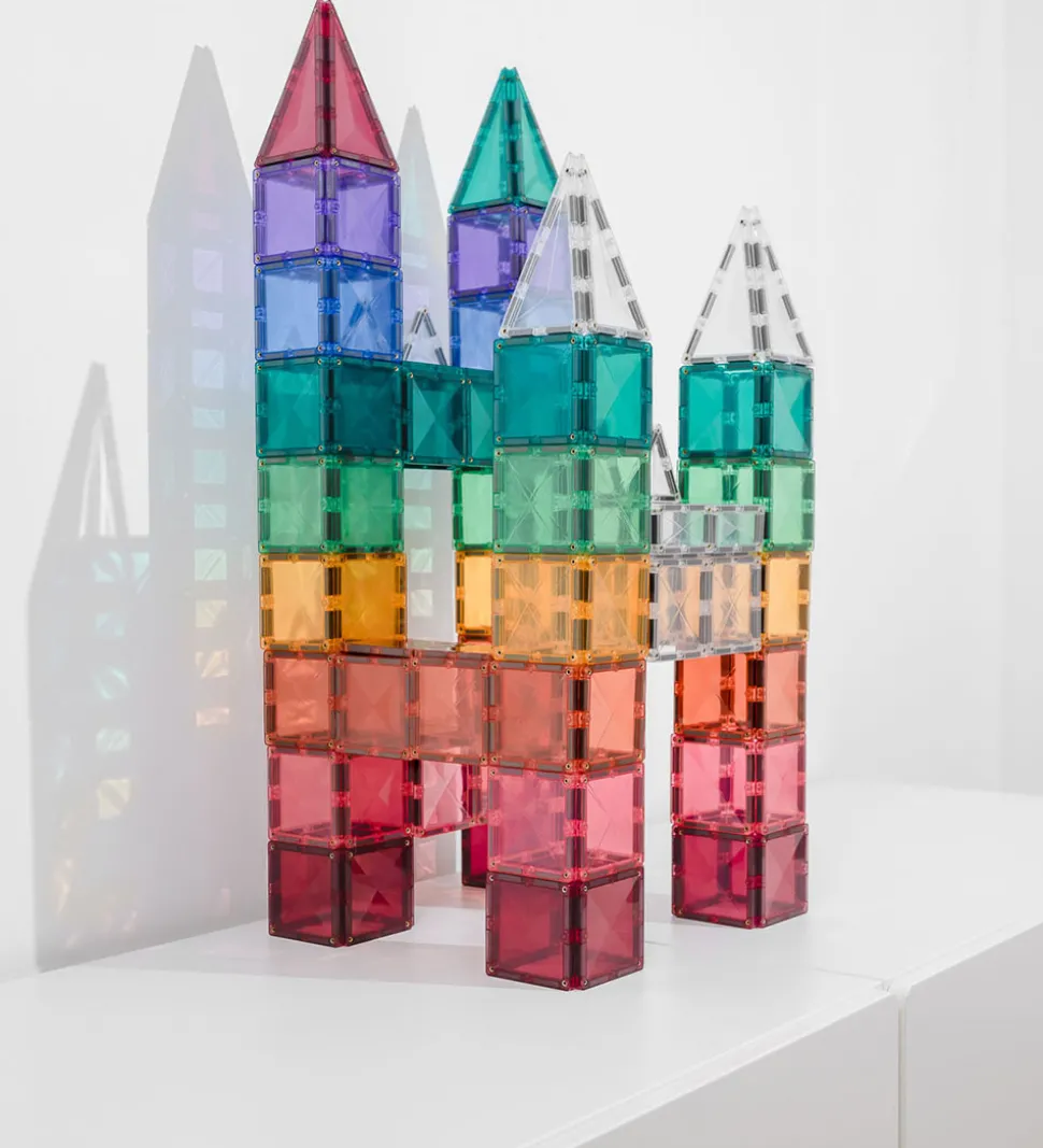 Connetix Magnetsæt - 40 dele - Pastel Square Expansion Pack