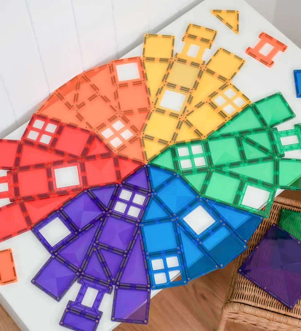 Connetix Magnetsæt - 102 Dele - Rainbow Creative Pack