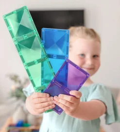 Connetix Magnetsæt - 18 Dele - Rainbow Rectangle