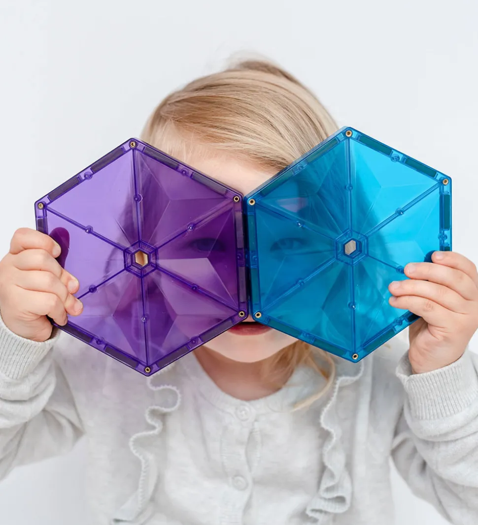 Connetix Magnetsæt - 30 Dele - Rainbow Geometry Pack