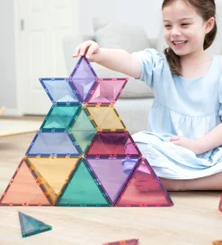 Connetix Magnetsæt - 48 Dele - Pastel Shape Expansion Pack