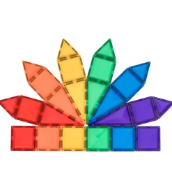 Connetix Magnetsæt - 24 Dele - Rainbow