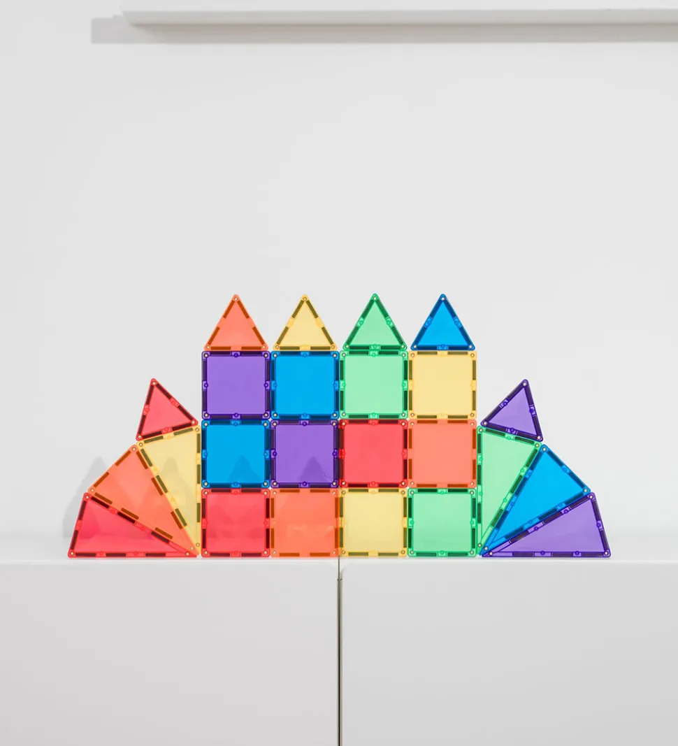 Connetix Magnetsæt - 24 Dele - Rainbow
