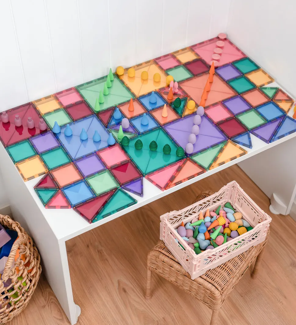 Connetix Magnetsæt - 64 Dele - Pastel Starter Pack