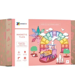 Connetix Magnetsæt - 202 Dele - Pastel Mega Pack