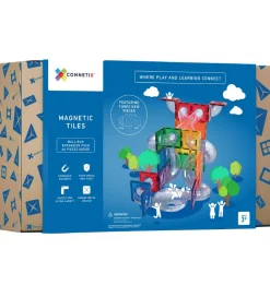 Connetix Magnetsæt - Udvidelsespakke - 66 Dele - Ball Run