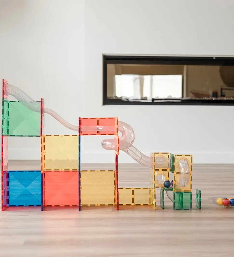 Connetix Magnetsæt - Udvidelsespakke - 66 Dele - Ball Run