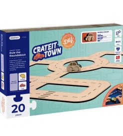 Crateit Kreasæt - Crateit Town - Træ - Rundkørsel - 28 Dele