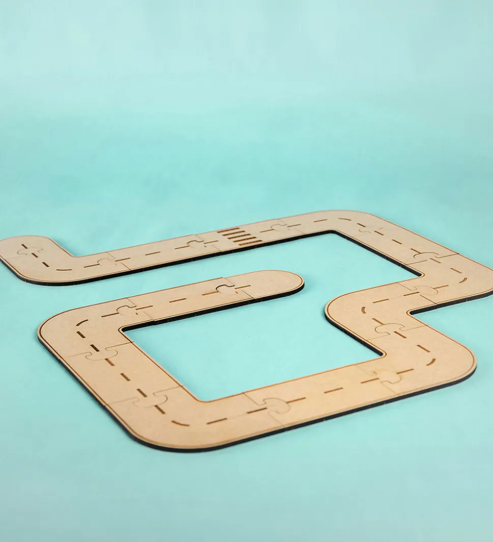 Crateit Kreasæt - Crateit Town - Træ - Adventure Track Extension