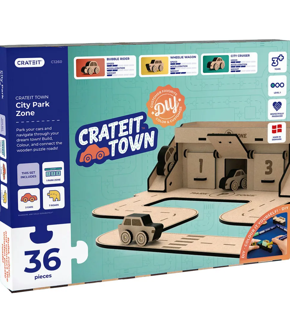 Crateit Kreasæt - Crateit Town - Træ - Parkeringsområde - 36 Del