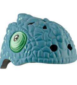 Crazy Safety Cykelhjelm m. Lys - Kamæleon - Mørkeblå