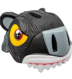 Crazy Safety Cykelhjelm m. Lys - Panther - Sort