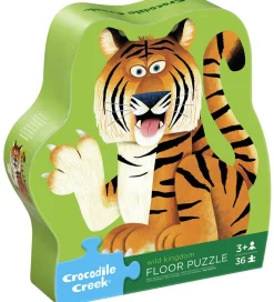 Crocodile Creek Gulvpuslespil - 36 Brikker - Wild Kingdom