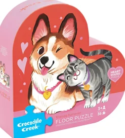 Crocodile Creek Puslespil - 36 Brikker - Friends Fur-Ever