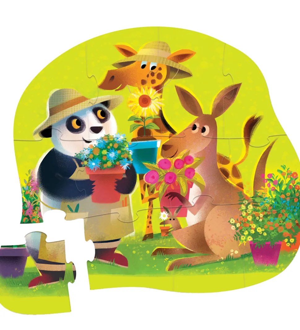 Crocodile Creek Puslespil - 12 Brikker - Flower Power