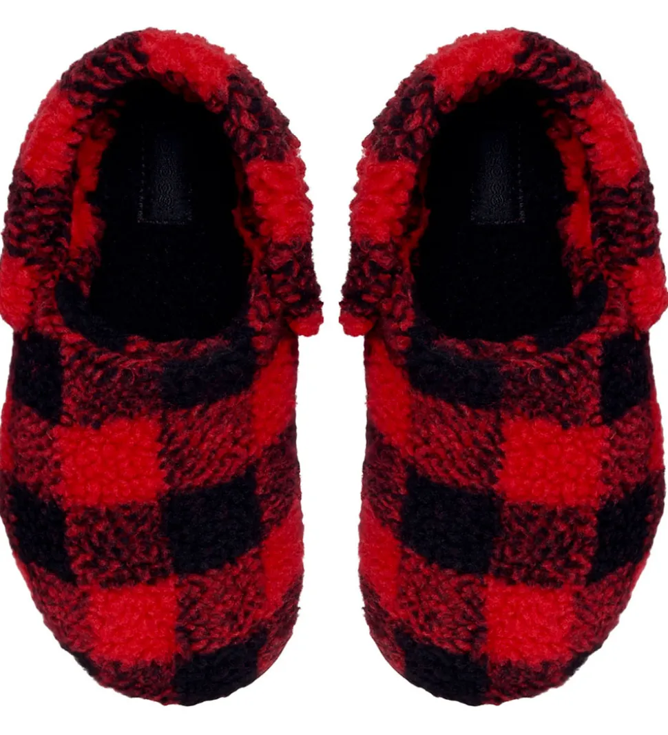 Crocs Hjemmesko - Classic Buff Check Cozzy Slipper K - Varsity R