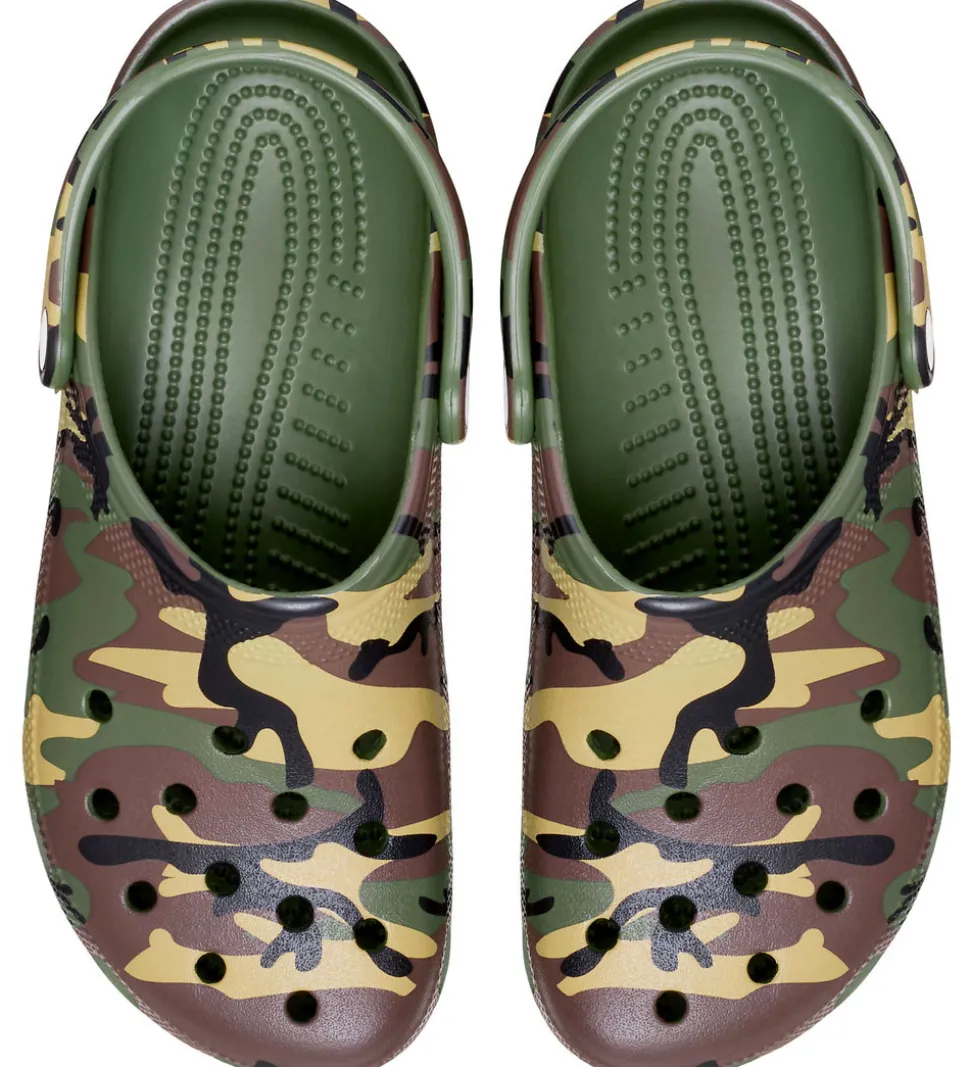 Crocs Sandaler - Classic Camouflage Clog - Army Green/Multi