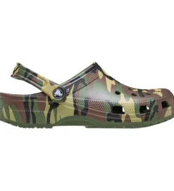Crocs Sandaler - Classic Camouflage Clog - Army Green/Multi