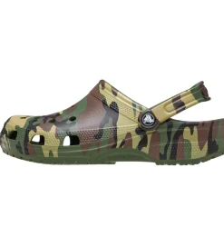 Crocs Sandaler - Classic Camouflage Clog - Army Green/Multi