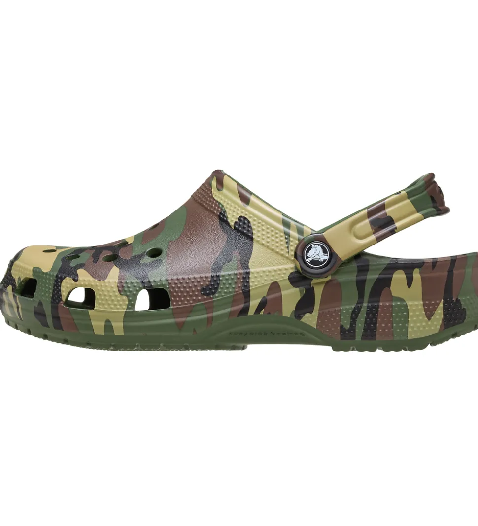 Crocs Sandaler - Classic Camouflage Clog - Army Green/Multi