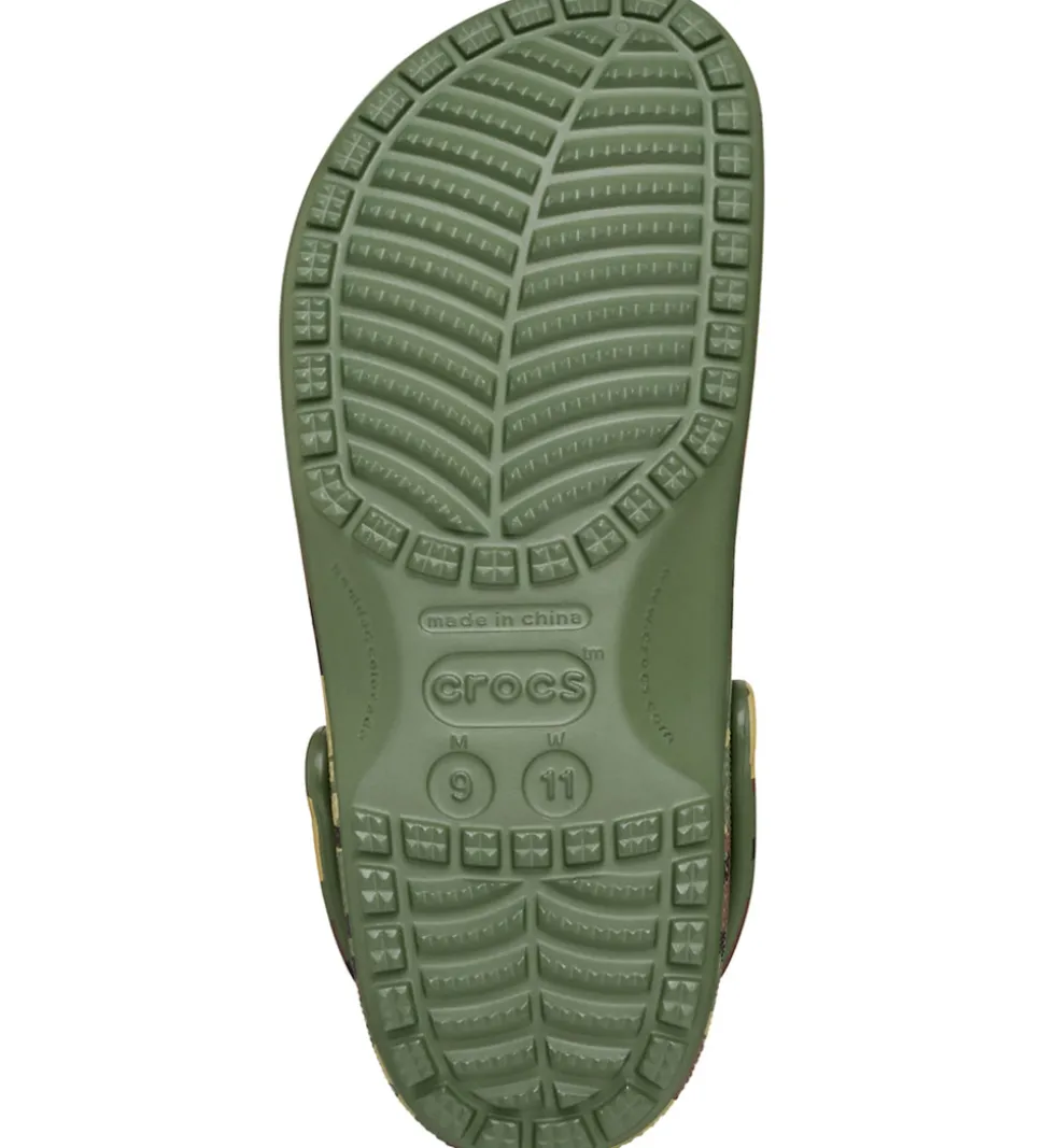 Crocs Sandaler - Classic Camouflage Clog - Army Green/Multi
