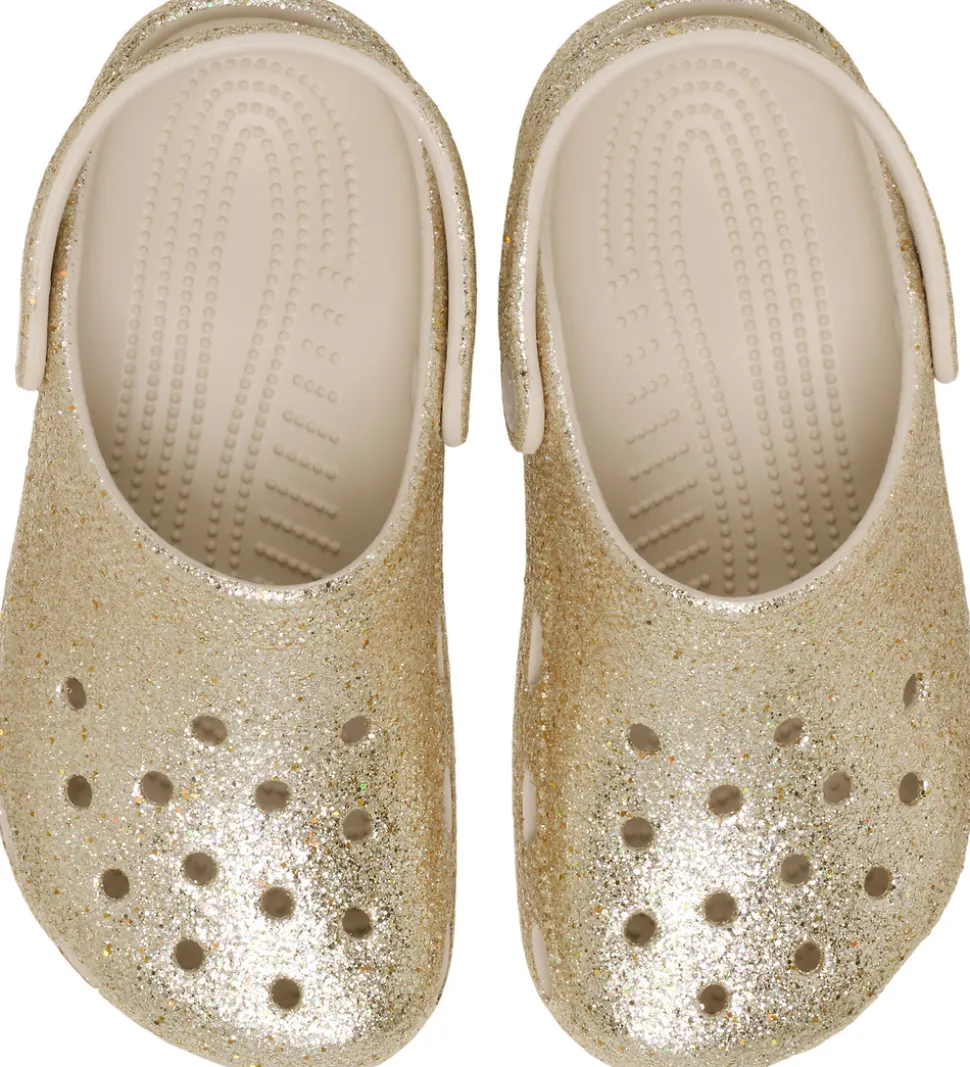 Crocs Sandaler - Classic Chunky Glitter - Sandstone