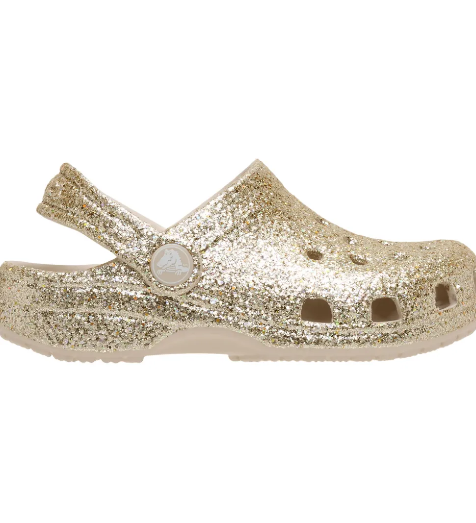 Crocs Sandaler - Classic Chunky Glitter - Sandstone