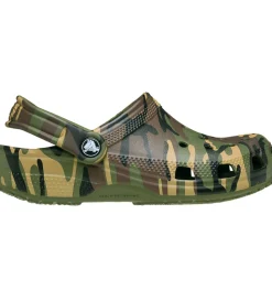 Crocs Sandaler - Classic Camouflage Clog K - Army Green/Multi