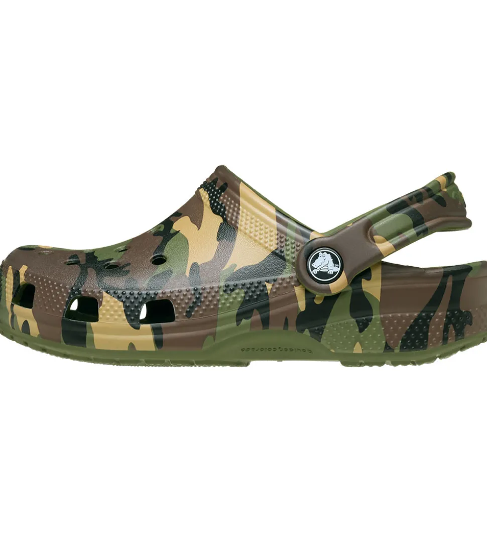 Crocs Sandaler - Classic Camouflage Clog K - Army Green/Multi